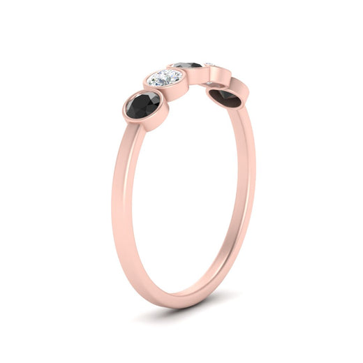 half-carat-bezel-set-5-round-black-diamond-wedding-ring-in-rose-gold-FD10558B-0.10CTGBLACKANGLE2-NL-RG.jpg?v=1757070460