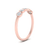 Load image into Gallery viewer, half-carat-bezel-set-5-round-diamond-wedding-ring-in-rose-gold-FD10558B-0.10CTANGLE2-NL-RG.jpg?v=1757070459
