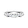 Load image into Gallery viewer, half-carat-bezel-set-5-round-diamond-wedding-ring-in-white-gold-FD10558B-0.10CT-NL-WG.jpg?v=1757070460