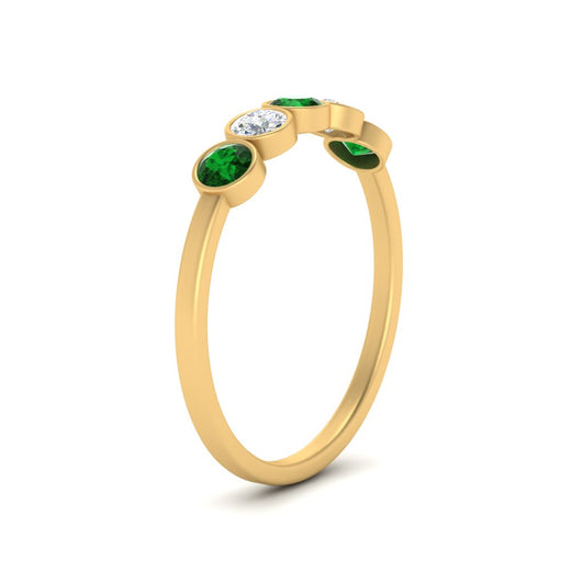 half-carat-bezel-set-5-round-emerald-wedding-ring-in-yellow-gold-FD10558B-0.10CTGEMGRANGLE2-NL-YG.jpg?v=1757070462
