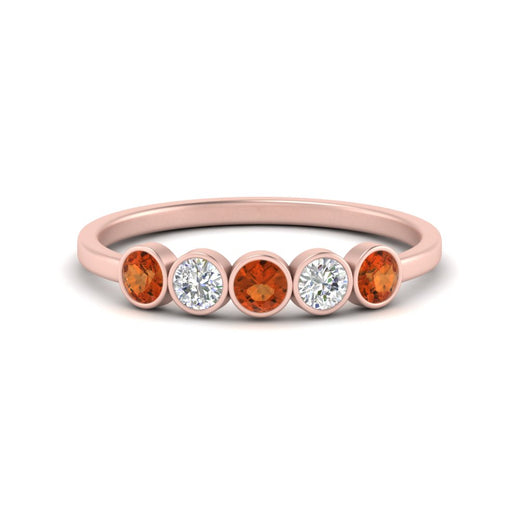 half-carat-bezel-set-5-round-orange-sapphire-wedding-ring-in-rose-gold-FD10558B-0.10CTGSAOR-NL-RG.jpg?v=1757070459