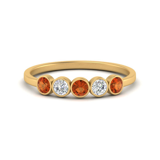 half-carat-bezel-set-5-round-orange-sapphire-wedding-ring-in-yellow-gold-FD10558B-0.10CTGSAOR-NL-YG.jpg?v=1757070462