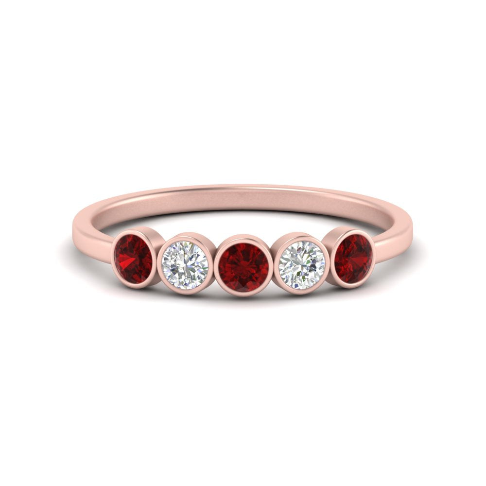 half-carat-bezel-set-5-round-ruby-wedding-ring-in-FD10558B-0.10CTGRUDR-NL-RG