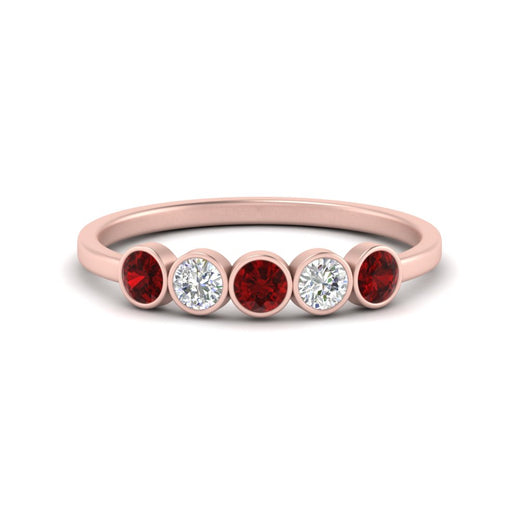 half-carat-bezel-set-5-round-ruby-wedding-ring-in-rose-gold-FD10558B-0.10CTGRUDR-NL-RG.jpg?v=1757070460