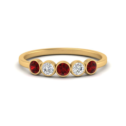 half-carat-bezel-set-5-round-ruby-wedding-ring-in-yellow-gold-FD10558B-0.10CTGRUDR-NL-YG.jpg?v=1757070462