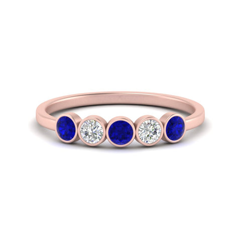 half-carat-bezel-set-5-round-sapphire-wedding-ring-in-rose-gold-FD10558B-0.10CTGSABL-NL-RG.jpg?v=1757070459