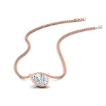 Load image into Gallery viewer, half-carat-bezel-set-pear-shape-angular-pendant-in-rose-gold-FDPD11477-NL-RG
