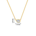 Thumbnail 2 - half-carat-bezel-set-pear-shape-angular-pendant-in-yellow-gold-FDPD11477ANGLE1-NL-YG-HW
