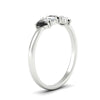 Load image into Gallery viewer, half-carat-black-diamond-teardrop-5-stone-wedding-band-in-white-gold-fdwb8008peblackangle2-0.50ct-nl-wg.jpg