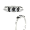 Load image into Gallery viewer, half-carat-black-diamond-teardrop-5-stone-wedding-band-in-white-gold-fdwb8008peblackangle3-0.50ct-nl-wg.jpg