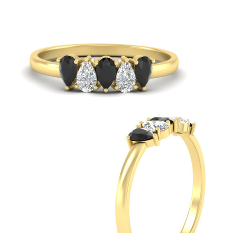 half-carat-black-diamond-teardrop-5-stone-wedding-band-in-yellow-gold-fdwb8008peblackangle3-0.50ct-nl-yg.jpg