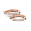 Load image into Gallery viewer, half-carat-channel-set-diamond-hoop-earring-in-rose-gold-fdear3970-nl-rg