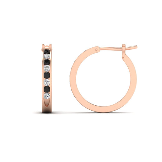 half-carat-channel-set-diamond-hoop-earring-with-black-diamond-in-rose-gold-fdear3970gblackangle2-nl-rg