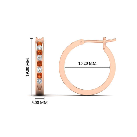 half-carat-channel-set-diamond-hoop-earring-with-orange-sapphire-in-rose-gold-fdear3970gsaorangle2-nl-rg-hw
