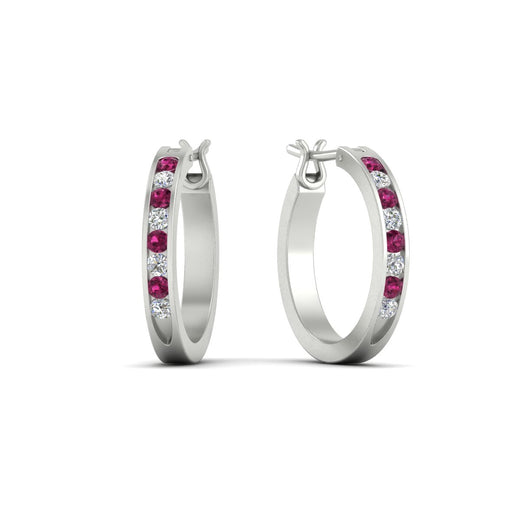 half-carat-channel-set-diamond-hoop-earring-with-pink-sapphire-in-white-gold-fdear3970gsadrpiangle1-nl-wg