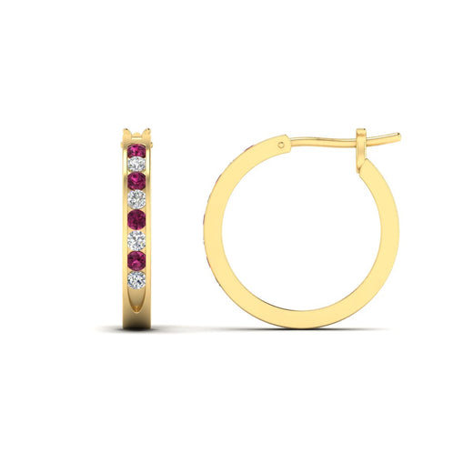half-carat-channel-set-diamond-hoop-earring-with-pink-sapphire-in-yellow-gold-fdear3970gsadrpiangle2-nl-yg