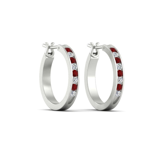 half-carat-channel-set-diamond-hoop-earring-with-ruby-in-white-gold-fdear3970grudrangle3-nl-wg