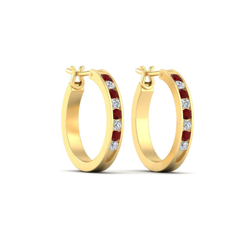 half-carat-channel-set-diamond-hoop-earring-with-ruby-in-yellow-gold-fdear3970grudrangle3-nl-yg