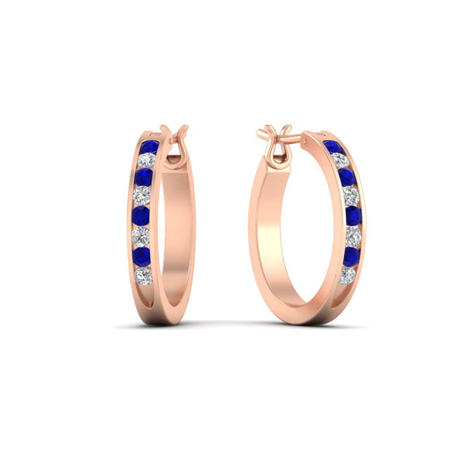 half-carat-channel-set-diamond-hoop-earring-with-sapphire-in-rose-gold-fdear3970gsablangle1-nl-rg