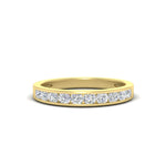Load image into Gallery viewer, half-carat-channel-set-diamond-wedding-band-in-yellow-gold-FDWB5242RO-0.50CT-NL-YG
