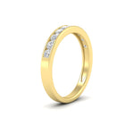 Load image into Gallery viewer, half-carat-channel-set-diamond-wedding-band-in-yellow-gold-FDWB5242ROANGLE2-0.50CT-NL-YG
