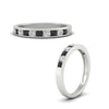 Load image into Gallery viewer, half-carat-channel-set-diamond-wedding-band-with-black-diamond-in-white-gold-FDWB5242ROGBLACKANGLE3-0.50CT-NL-WG