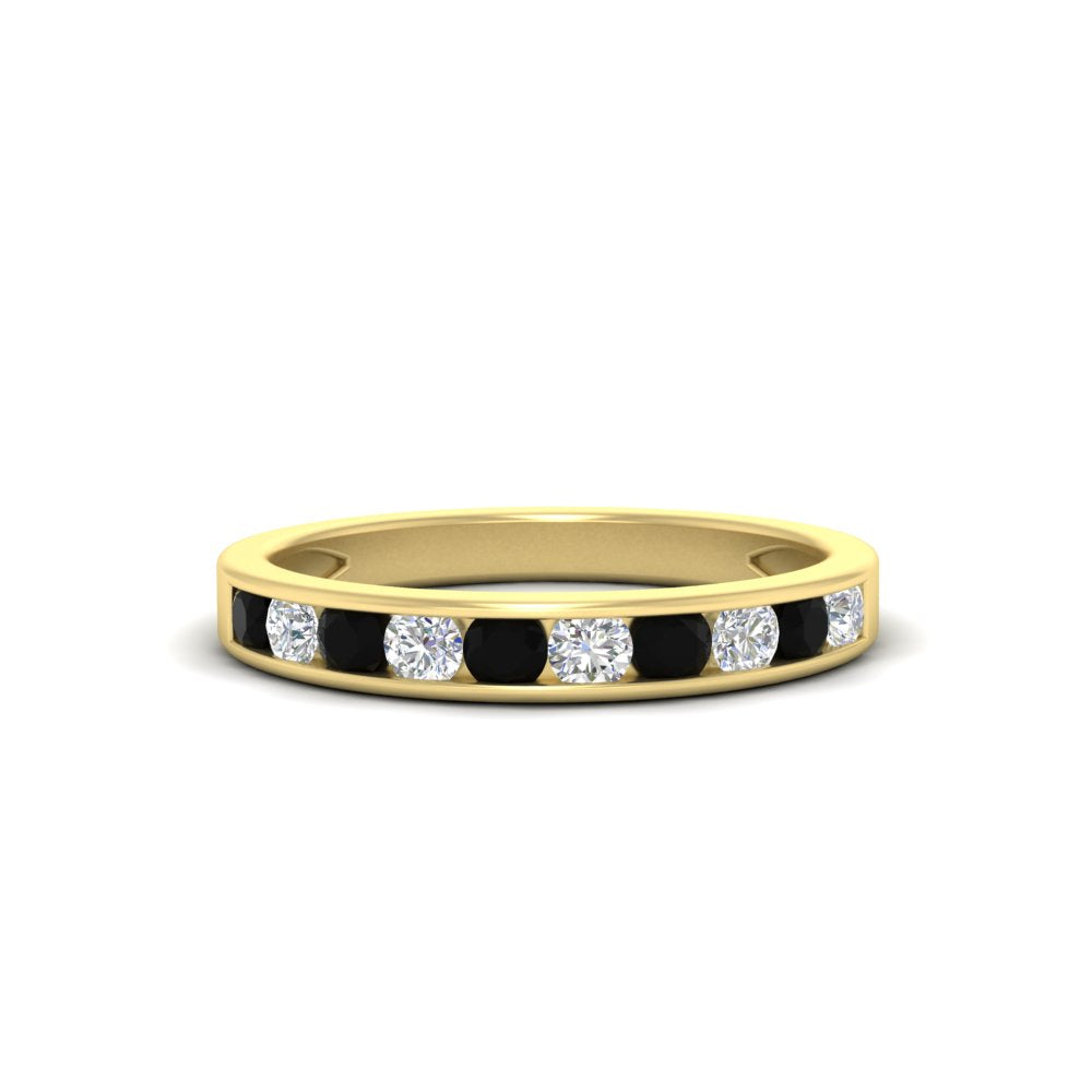 half-carat-channel-set-diamond-wedding-band-with-black-diamond-in-yellow-gold-FDWB5242ROGBLACK-0.50CT-NL-YG