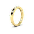 Thumbnail 108 - half-carat-channel-set-diamond-wedding-band-with-black-diamond-in-yellow-gold-FDWB5242ROGBLACKANGLE2-0.50CT-NL-YG