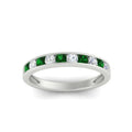 Thumbnail 59 - half-carat-channel-set-diamond-wedding-band-with-emerald-in-white-gold-FDWB5242ROGEMGRANGLE5-0.50CT-NL-WG