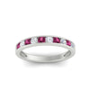 Load image into Gallery viewer, half-carat-channel-set-diamond-wedding-band-with-pink-sapphire-in-white-gold-FDWB5242ROGSADRPIANGLE5-0.50CT-NL-WG