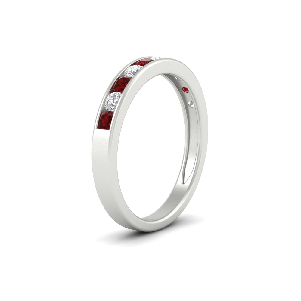 half-carat-channel-set-diamond-wedding-band-with-ruby-in-white-gold-FDWB5242ROGRUDRANGLE2-0.50CT-NL-WG
