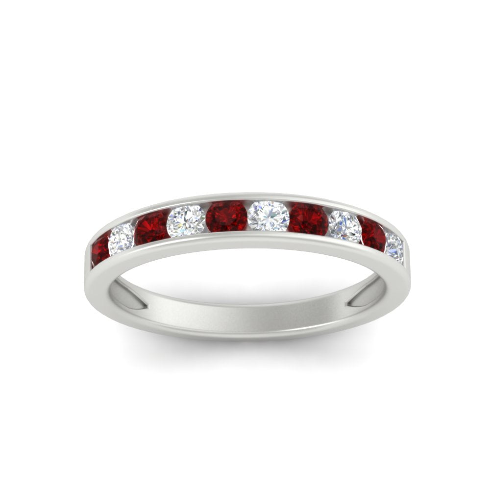 half-carat-channel-set-diamond-wedding-band-with-ruby-in-white-gold-FDWB5242ROGRUDRANGLE5-0.50CT-NL-WG