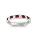 Thumbnail 65 - half-carat-channel-set-diamond-wedding-band-with-ruby-in-white-gold-FDWB5242ROGRUDRANGLE5-0.50CT-NL-WG