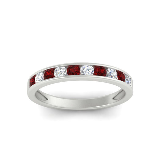half-carat-channel-set-diamond-wedding-band-with-ruby-in-white-gold-FDWB5242ROGRUDRANGLE5-0.50CT-NL-WG