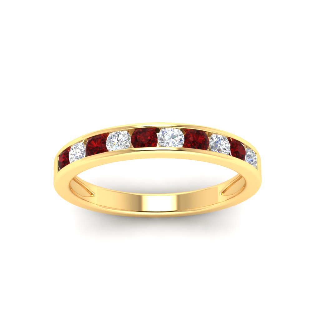 half-carat-channel-set-diamond-wedding-band-with-ruby-in-yellow-gold-FDWB5242ROGRUDRANGLE5-0.50CT-NL-YG