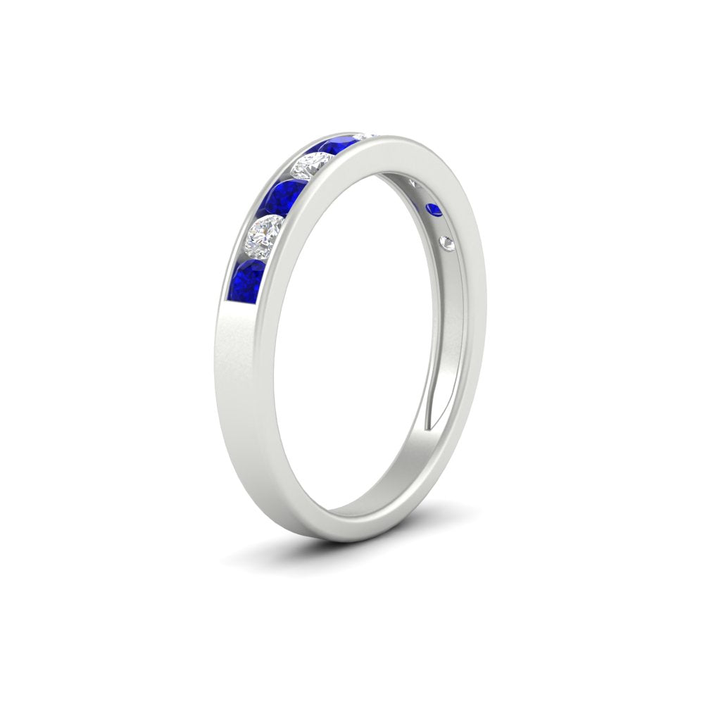 half-carat-channel-set-diamond-wedding-band-with-sapphire-in-white-gold-FDWB5242ROGSABLANGLE2-0.50CT-NL-WG