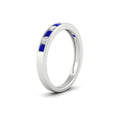 Thumbnail 48 - half-carat-channel-set-diamond-wedding-band-with-sapphire-in-white-gold-FDWB5242ROGSABLANGLE2-0.50CT-NL-WG