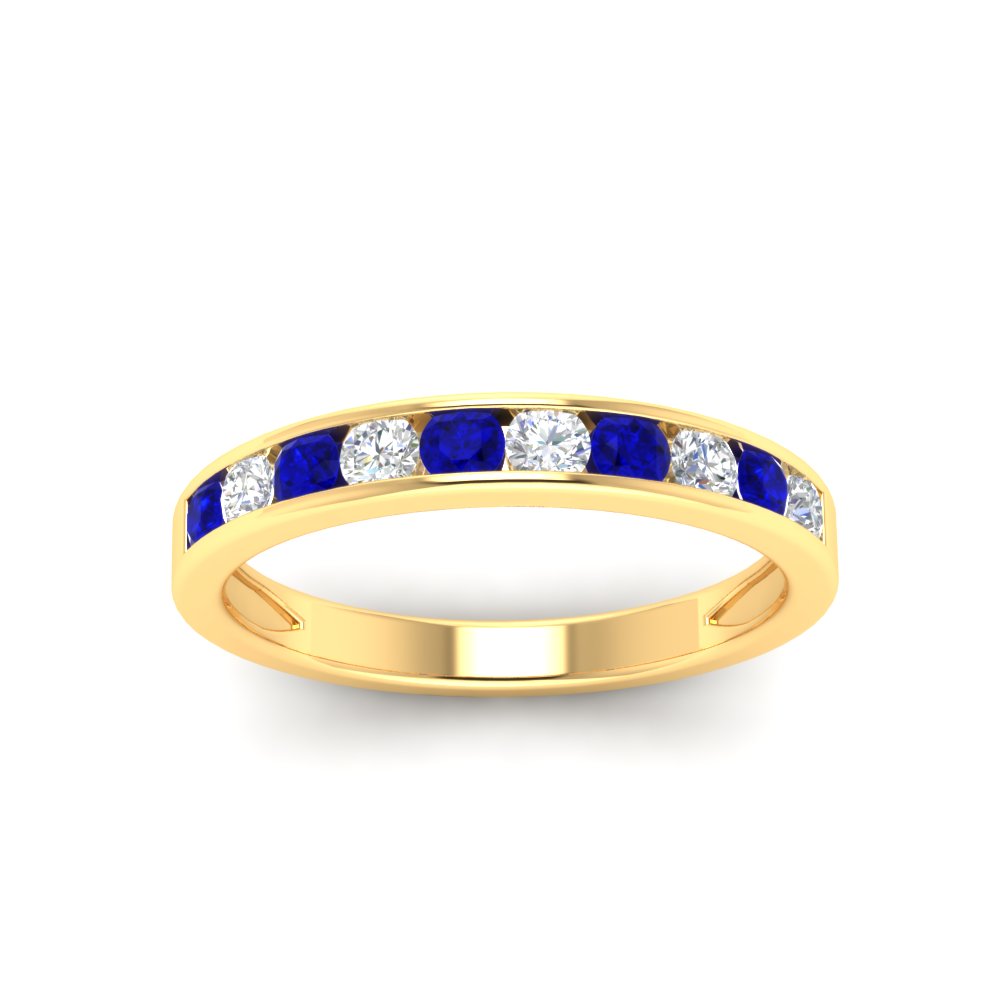 half-carat-channel-set-diamond-wedding-band-with-sapphire-in-yellow-gold-FDWB5242ROGSABLANGLE5-0.50CT-NL-YG