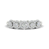 Load image into Gallery viewer, half-carat-classic-5-stone-round-halo-diamond-wedding-band-in-white-gold-FD11137B-NL-WG
