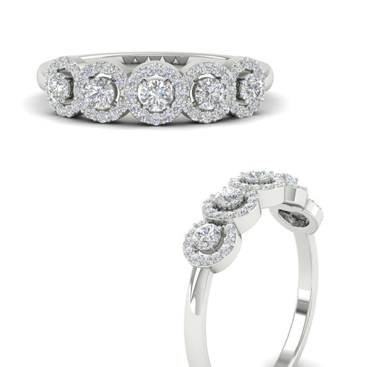 half-carat-classic-5-stone-round-halo-diamond-wedding-band-in-white-gold-FD11137B-NL-WG