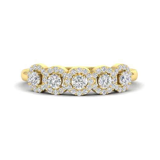 half-carat-classic-5-stone-round-halo-diamond-wedding-band-in-yellow-gold-FD11137B-NL-YG