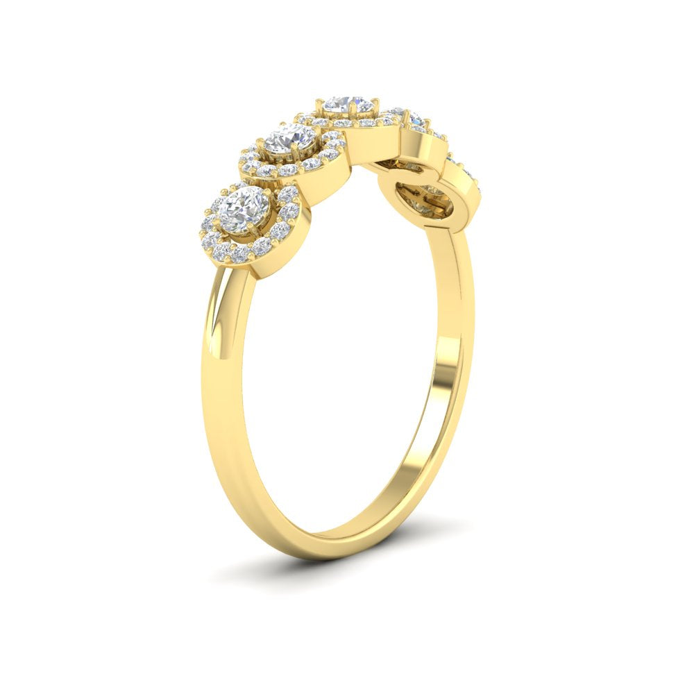 half-carat-classic-5-stone-round-halo-diamond-wedding-band-in-yellow-gold-FD11137B-NL-YG
