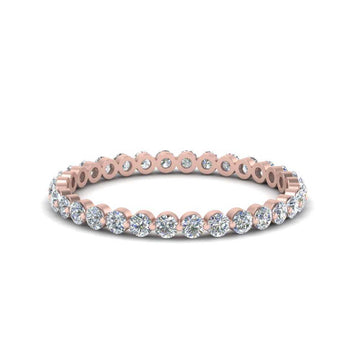 0.50 ct Round Cut Common Prong Eternity Band
