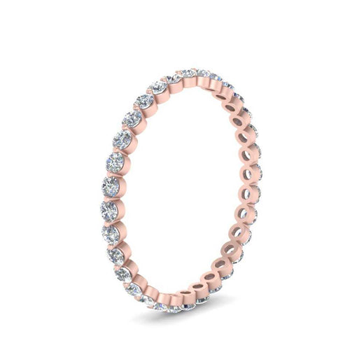 0.50 ct Round Cut Common Prong Eternity Band