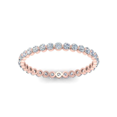 0.50 ct Round Cut Common Prong Eternity Band