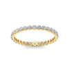 Load image into Gallery viewer, 0.50 ct Round Cut Common Prong Eternity Band