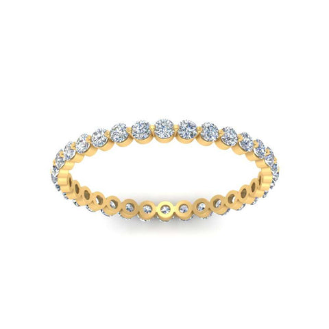 0.50 ct Round Cut Common Prong Eternity Band