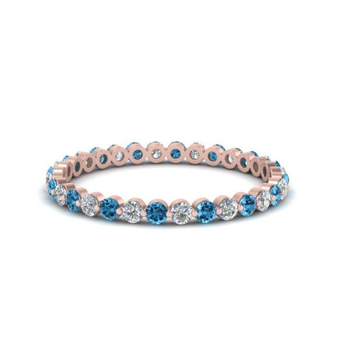 0.50 ct Round Cut Common Prong Eternity Band