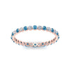 Load image into Gallery viewer, 0.50 ct Round Cut Common Prong Eternity Band