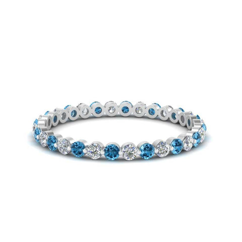 0.50 ct Round Cut Common Prong Eternity Band